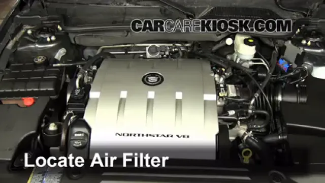 2009 Cadillac DTS Platinum 4.6L V8 Filtro de aire (motor) Cambio